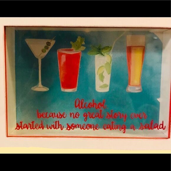 Primitives by Kathy Alcohol Cocktails Shelf Sitter Sign - Picture 4 of 8